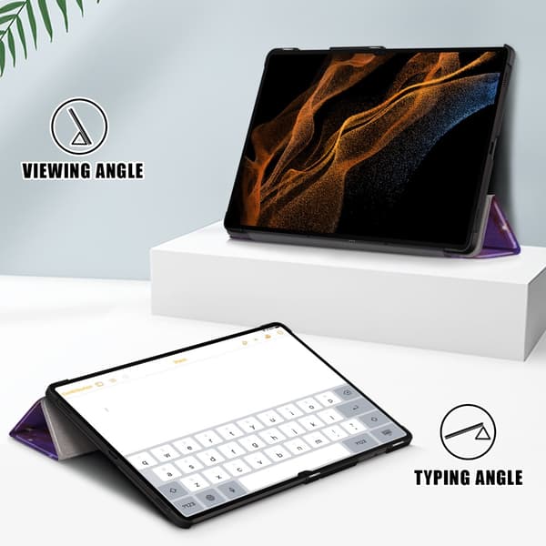 Samsung Galaxy Tab S9 Ultra Etui Tri-fold Stjernehimmel