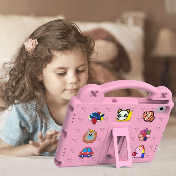 Stødsikkert EVA-cover til Samsung Galaxy Tab A8 10.5 med kickstand - Rosa