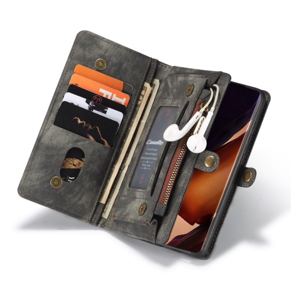 CaseMe Plånboksfodral Multi-Slot Galaxy Note 20 Ultra Svart