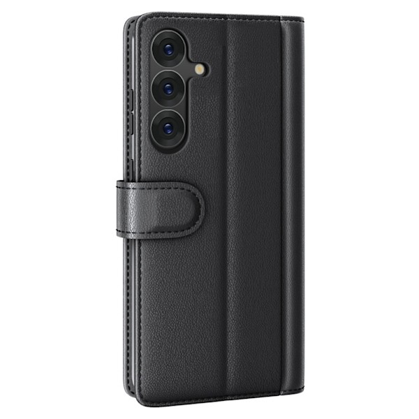 Ægte Læderetui Samsung Galaxy S25 Sort