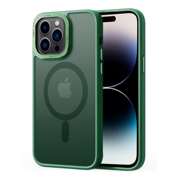 Magnetisk MagSafe Skal iPhone 14 Pro Max Matt Grøn