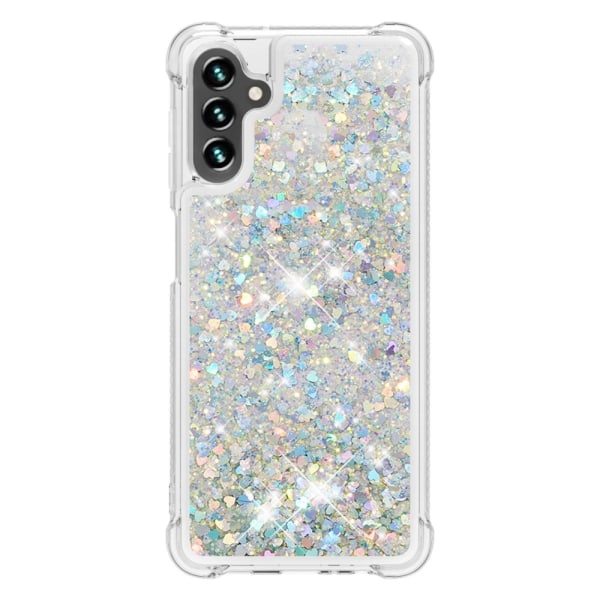 Glitter Bling TPU-kotelo Samsung Galaxy A13 Silver