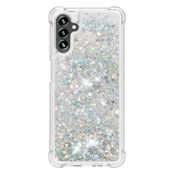Glitter Bling TPU Skal Samsung Galaxy A13 Silver