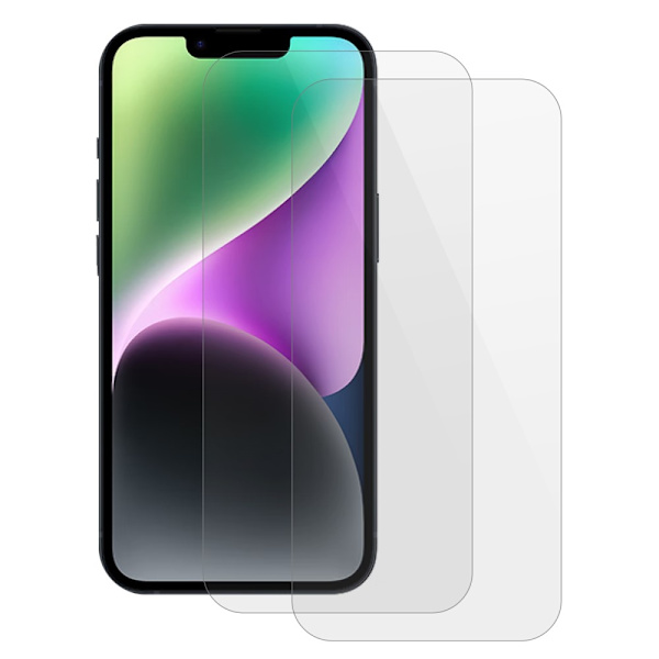 iPhone 15 Plus Skärmskydd 0.2mm Härdat Glas 2-Pack
