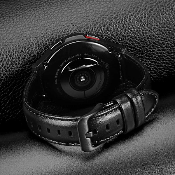 Dux Ducis Læderrem Samsung Galaxy Watch 6 44mm Sort
