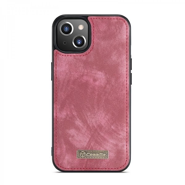 CaseMe Multi-Slot 2 i 1 Plånboksfodral iPhone 13 Mini Punainen