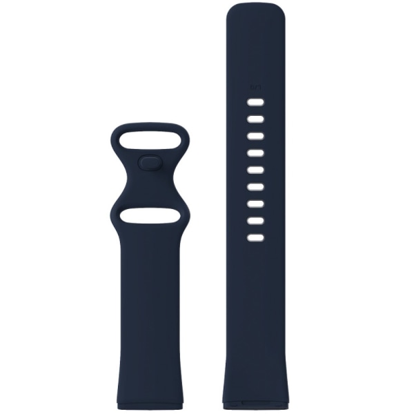 Silikonarmband Fitbit Versa 4/Sense 2 Mörkblå (L)