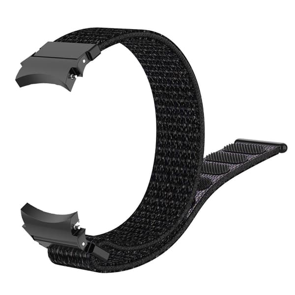 Nylonrem til Samsung Galaxy Watch 5 40/44/Pro 45mm Sort