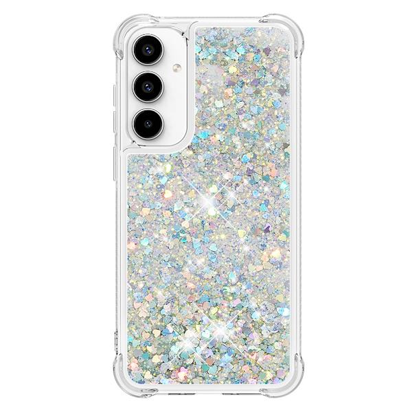 Glitter Bling TPU Case Samsung Galaxy A35 Silver