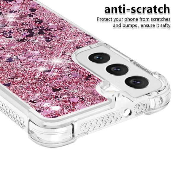 Glitter Bling TPU Case Samsung Galaxy S23 Roséguld