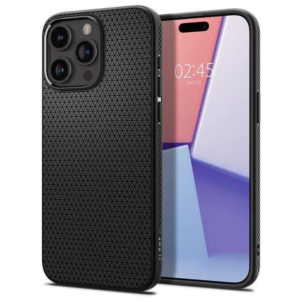 Spigen iPhone 15 Pro Cover Liquid Air Sort