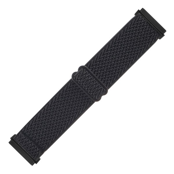Flettet nylonrem til Fitbit Versa 3/Sense - Sort