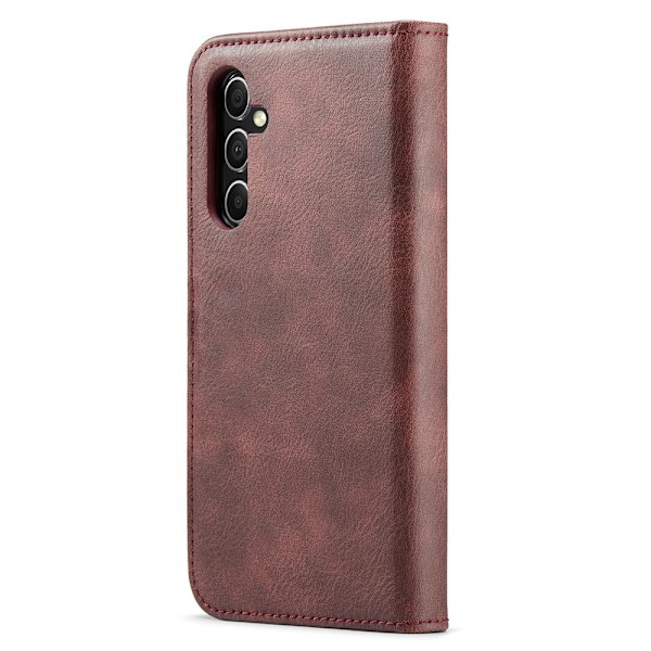DG.MING 2-in-1 Magnet Wallet Samsung Galaxy S25 Plus Red