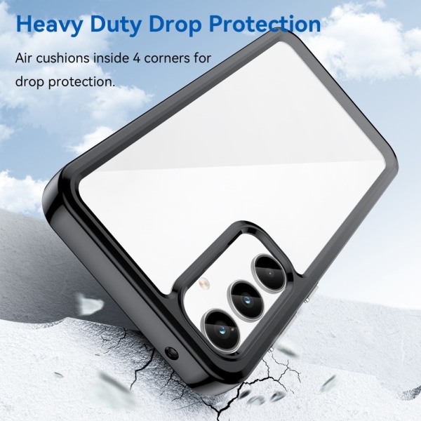 Hybrid Edge Cover Samsung Galaxy A35 Sort