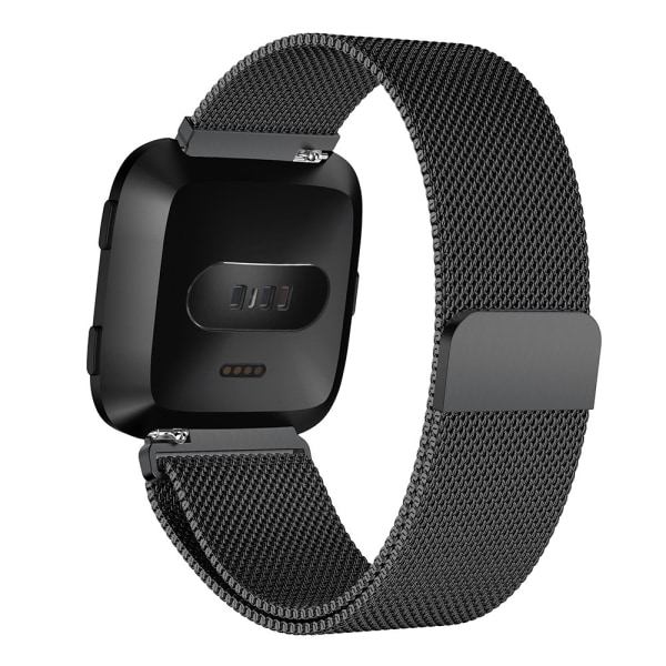 Milanese Loop Armband Fitbit Versa/Versa 2 Svart