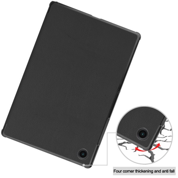 Samsung Galaxy Tab A8 10.5 -kotelo Tri-fold Musta