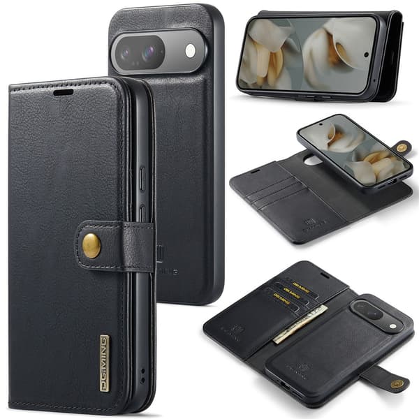 DG.MING 2-in-1 Magnet Wallet Google Pixel 10 Black