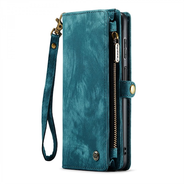 CaseMe Multi-Slot 2 i 1 Pungetui Galaxy A14 Blå
