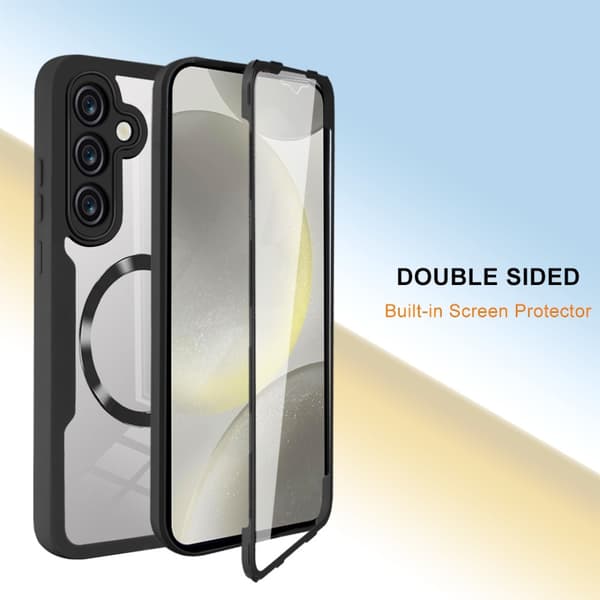 360 Full Cover MagSafe Case Samsung Galaxy S25 Plus Sort