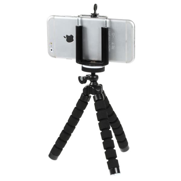 Universal Fleksibel Stativ Smartphones 5.5-8.5Cm Sort