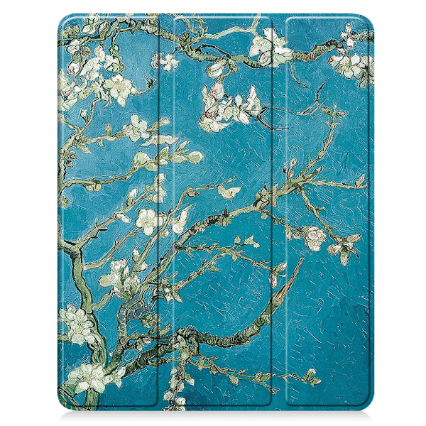 iPad Air 13 1st Gen (2024) Fodral Tri-fold Körsbärsblommor