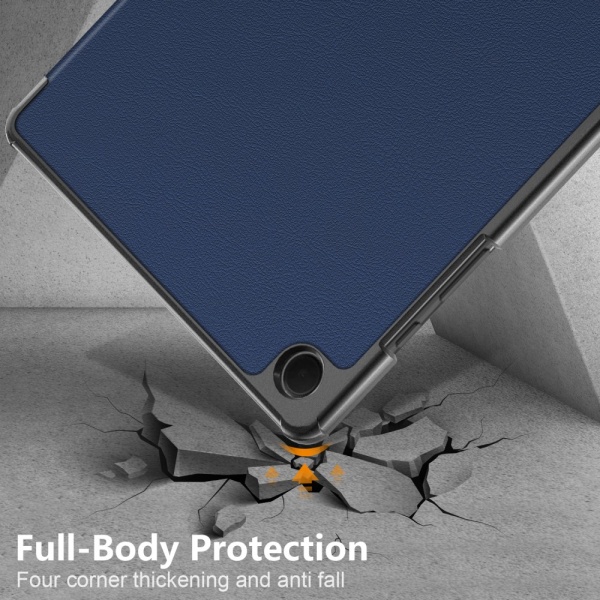 Samsung Galaxy Tab A9 Plus -kotelo Tri-fold - sininen