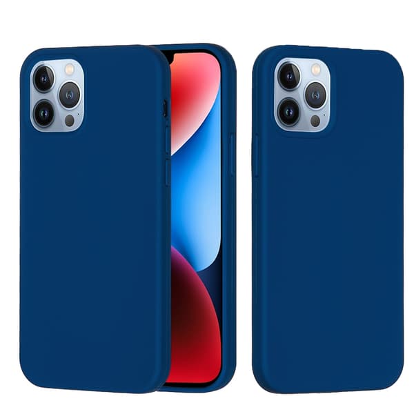Silikonecover iPhone 15 Pro Blå