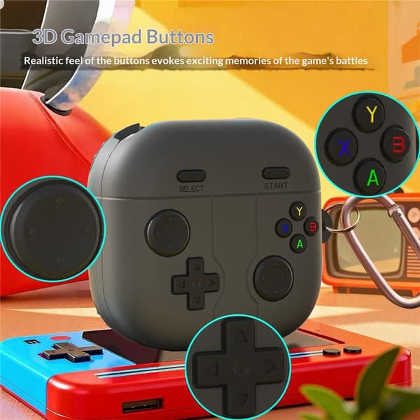 Silikonskal Samsung Galaxy Buds 4 Pro Gamepad Svart