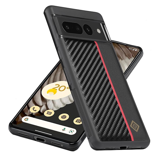LC.IMEEKE Skal Google Pixel 7 Pro Kulfiberstruktur