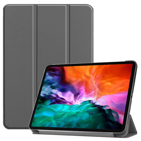 iPad Pro 12.9 6. generation (2022) Etui Tri-fold Grå