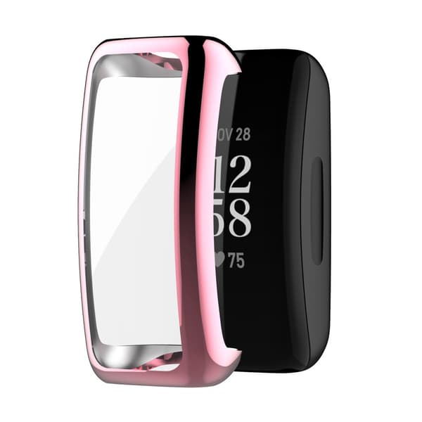 Heltækkende TPU Skal Fitbit Inspire 3 Rosa