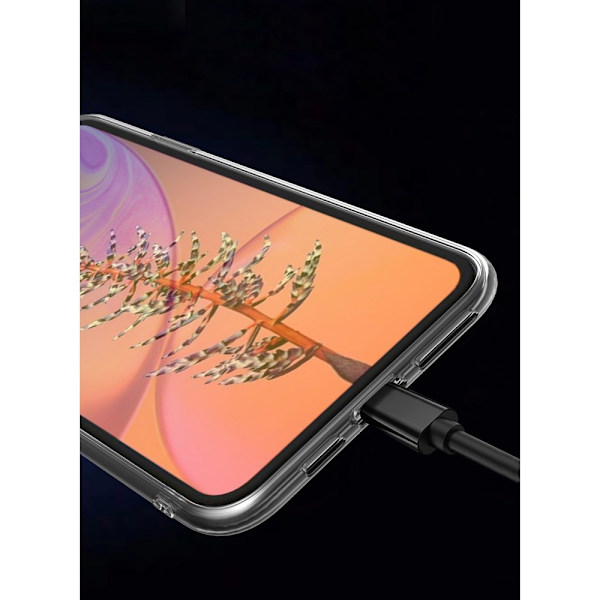 Kuori kääntyvällä rengaspidikkeellä iPhone 11 läpinäkyvä
