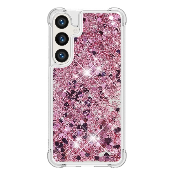Glitter Bling TPU Cover Samsung Galaxy S24 Plus Roséguld