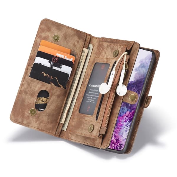 CaseMe Pungetui Multi-Slot Samsung Galaxy S20 Brun