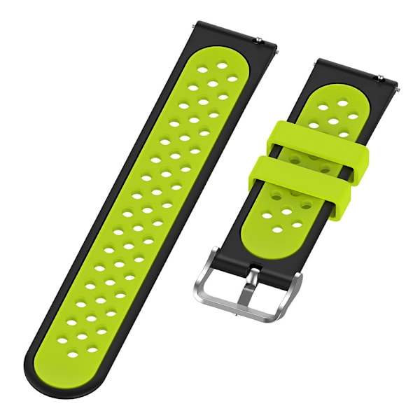 Sportarmband Samsung Galaxy Watch 5 40/44/Pro 45mm Svart/Grön