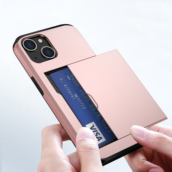 Skal Kortfack iPhone 15 Roséguld