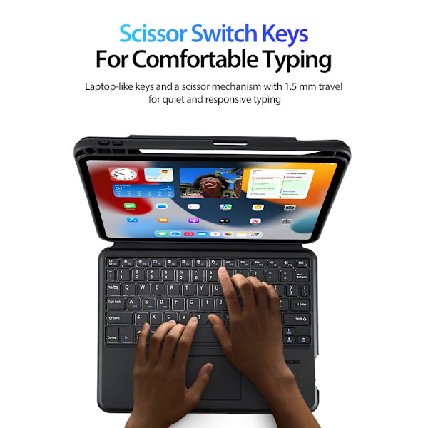 Dux Ducis Bluetooth-tastatur Etui iPad 10.9 10. generation (2022)