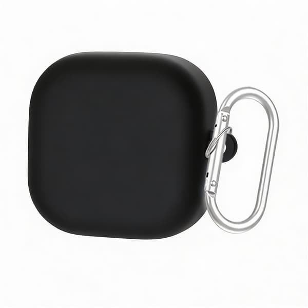 Silikoneetui med karabinhage Samsung Galaxy Buds 4 Pro Sort