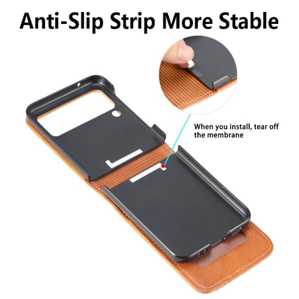 Mobilcover Samsung Galaxy Z Flip 4 Cognac