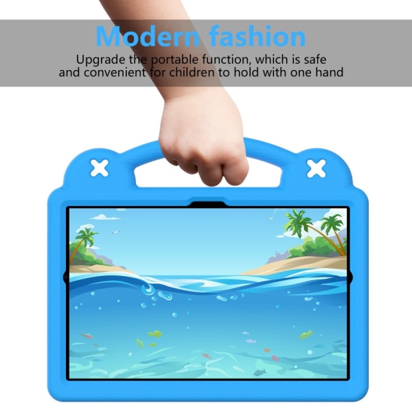 Stødsikkert EVA-cover Samsung Galaxy Tab A8 10.5 Kickstand Blå