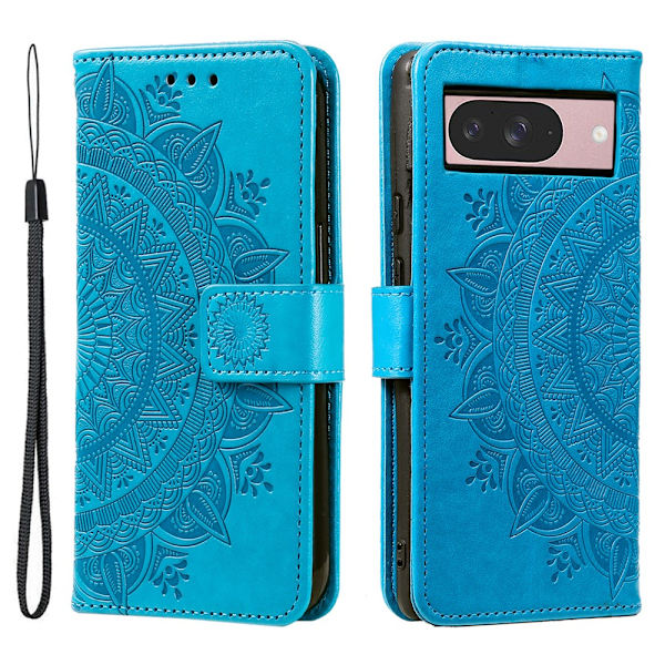 Läderfodral Mandala Google Pixel 10 Pro Blå