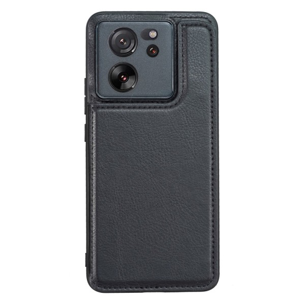 Xiaomi 13T -kotelo piilotetulla lompakolla, musta