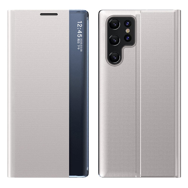Samsung Galaxy S24 Ultra -kotelo näytöllä, harmaa
