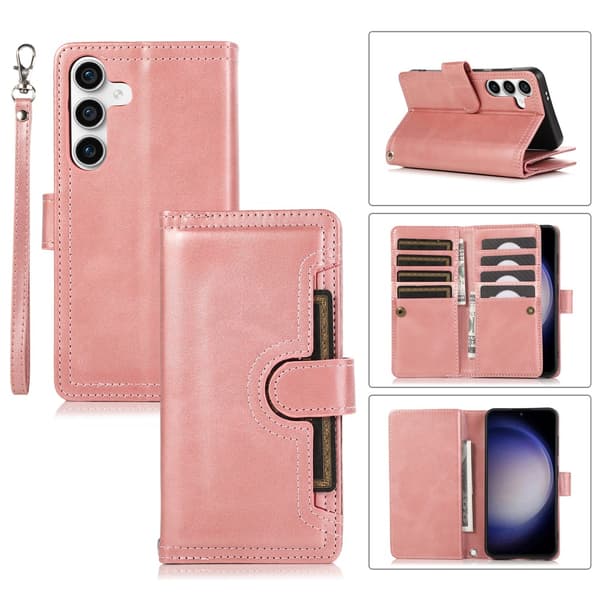 Pungetui Multi-Slot Samsung Galaxy S24 Roséguld
