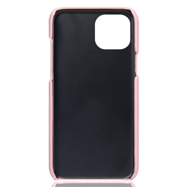 Läderskal Med Kortfack iPhone 15 Rosa