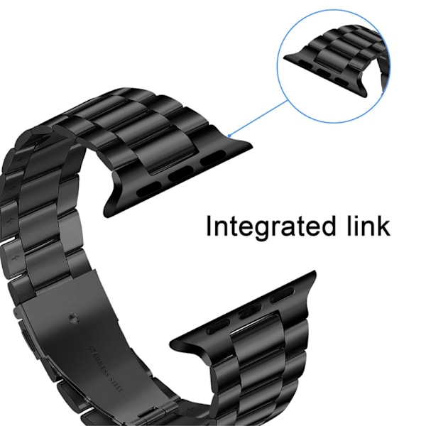 Metalrem Apple Watch Series 10 46mm Sort