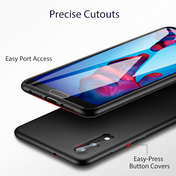 ESR Appro TPU -kotelo Huawei P20 Musta