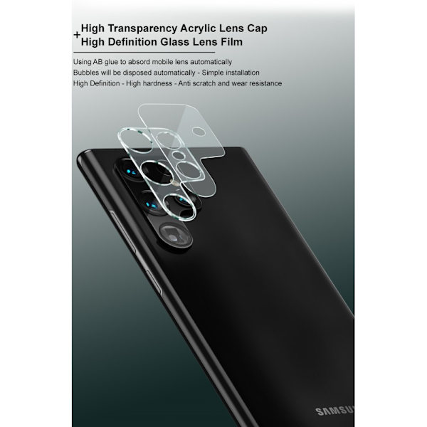 IMAK Hærdet Glas Linsebeskyttelse Samsung Galaxy S22 Ultra