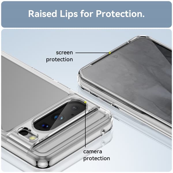 Hybrid Edge Skal Google Pixel 8 Pro Transparent