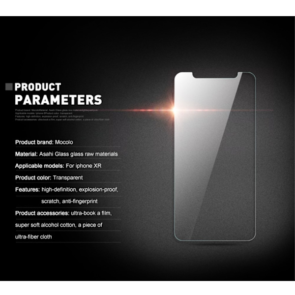 Mocolo Hærdet Glas Skærmbeskytter iPhone 11/XR